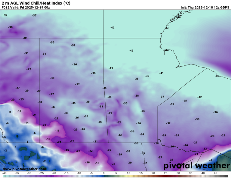 Prairie Weather This Week – Midweek Update Dec 18