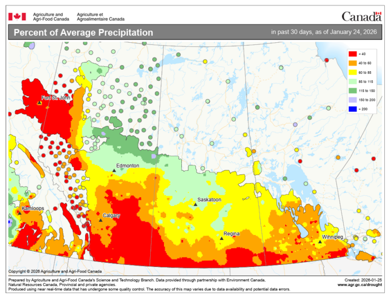 Prairie Weather This Week – Jan 26