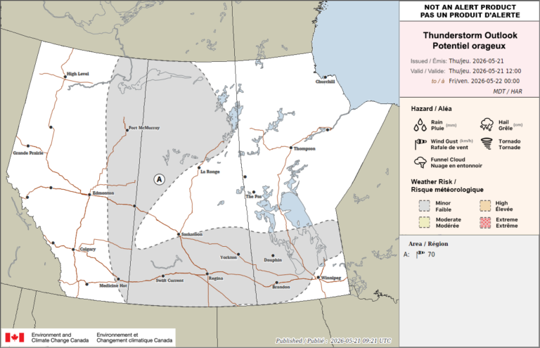 Prairie Weather This Week – Midweek update May 21